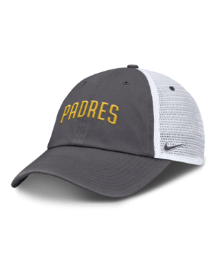 San Diego Padres Wordmark Club Men's Nike MLB Trucker